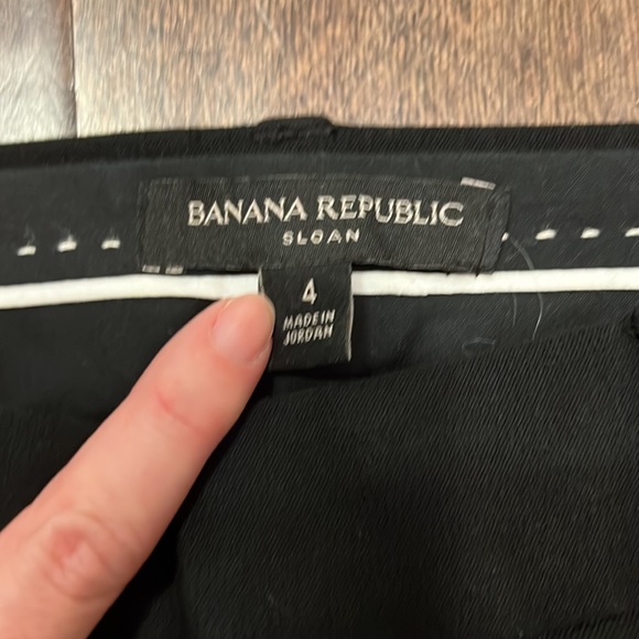 Black size 4 Banana Republic pants - Picture 2 of 3